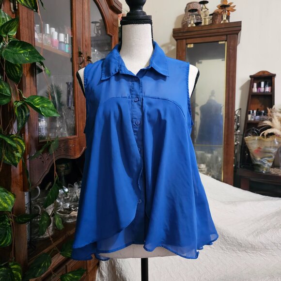 NANA USA Blue Top - Picture 1 of 10